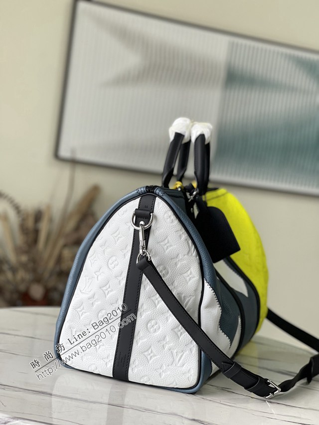 LV專櫃2023新款Keepall Bandoulière 50旅行袋 M59922 路易威登男女款旅行包 dn1336